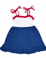 Red White & Blue Bubbles & Dresses-embroidered