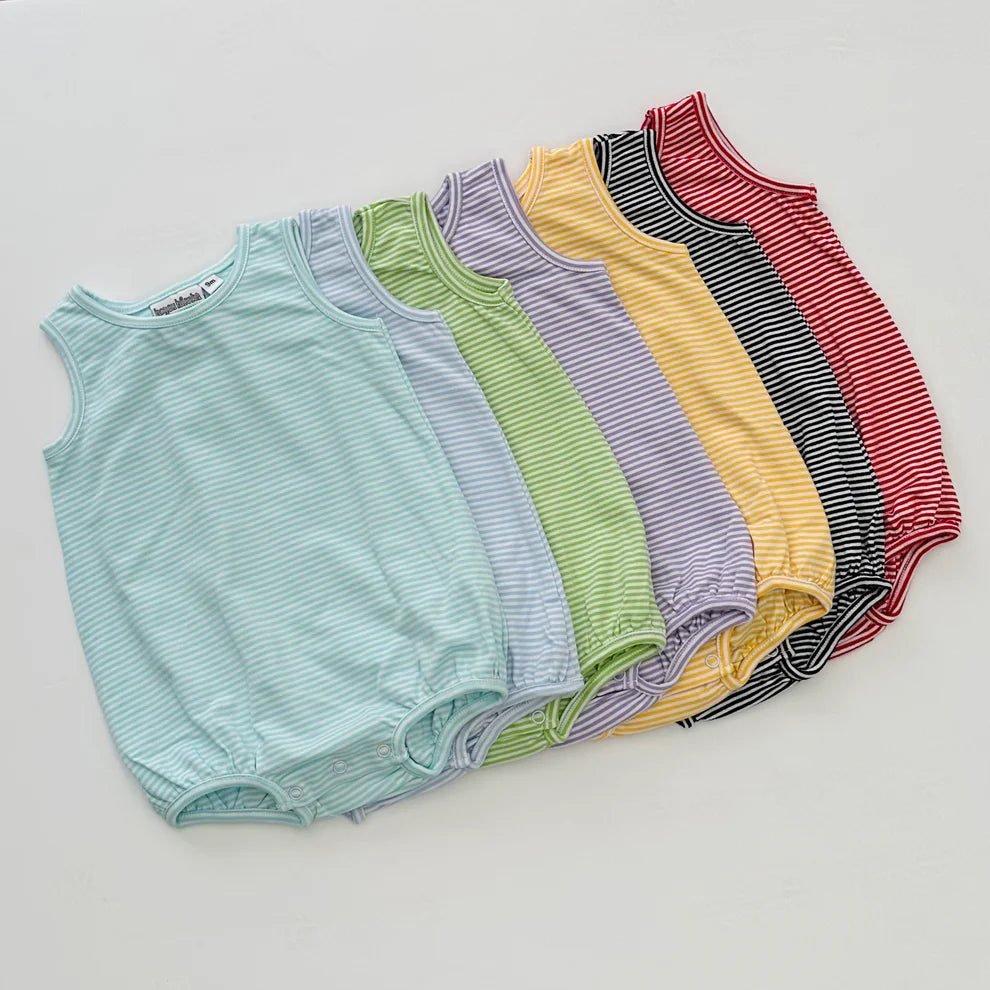 Knit Stripe Unisex Bubbles-Embroidered