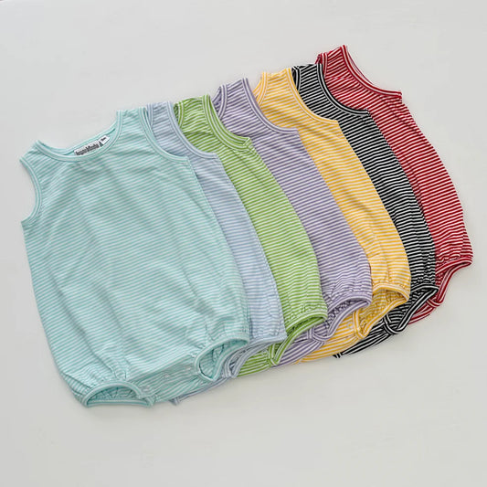Knit Stripe Unisex Bubbles-Embroidered