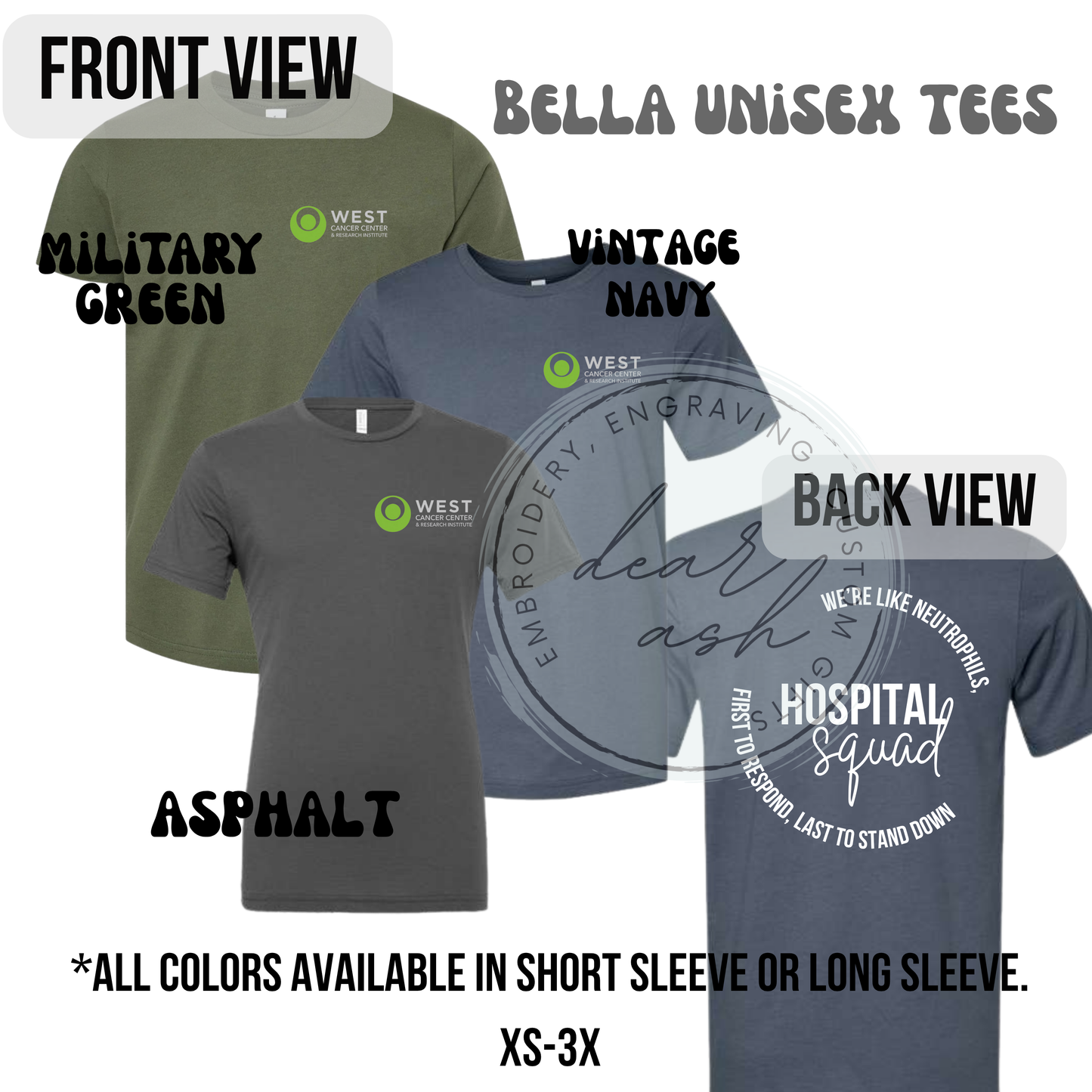 West Clinic- Hospital Squad- SHORT SLEEVE